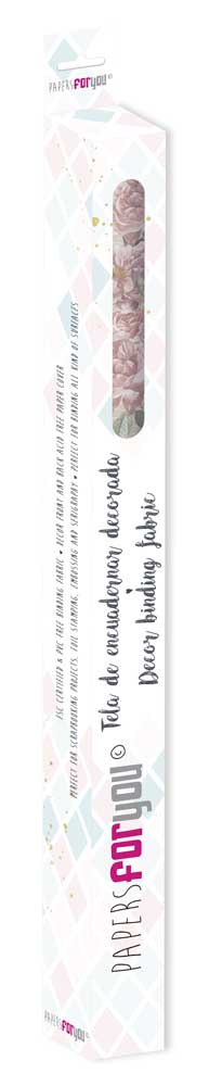 CPFY-12796 - Caja Tela Encuadernar Decorada 70x50cm. (La Vie En Fleurs Roses IV) - pack 6 ud.