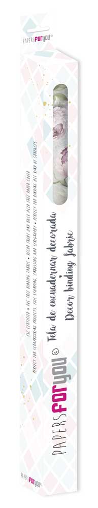 CPFY-12798 - Caja Tela Encuadernar Decorada 70x50cm. (La Vie En Fleurs Peonies II) - pack 6 ud.