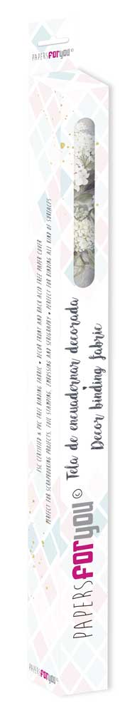CPFY-12802 - Caja Tela Encuadernar Decorada 70x50cm. (La Vie En Fleurs Hydrangeas I) - pack 6 ud.