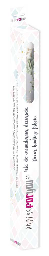 CPFY-12815 - Caja Tela Encuadernar Decorada 70x50cm. (La Vie En Fleurs Calla Lily I) - pack 6 ud.