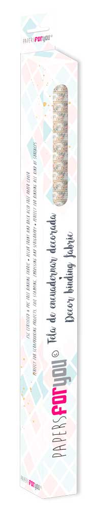 CPFY-12984 - Caja Tela Encuadernar Decorada 70x50cm (L´Atelier I) - pack 6 ud.