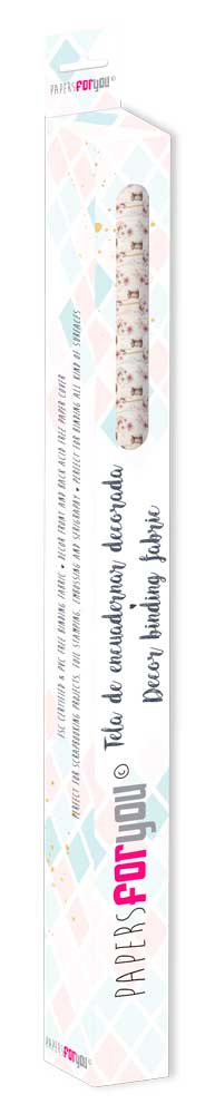 CPFY-12986 - Caja Tela Encuadernar Decorada 70x50cm (L´Atelier III) - pack 6 ud.