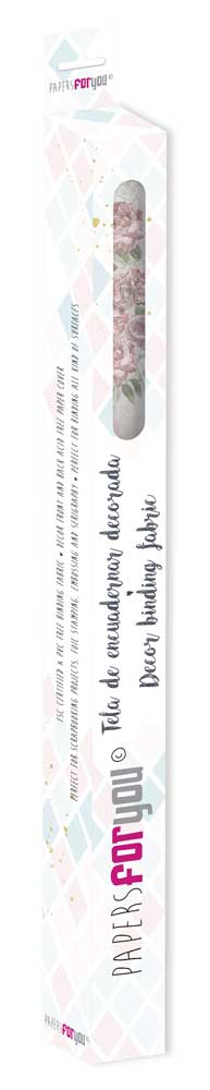 CPFY-13104 - Caja Tela Encuadernar Decorada 70x50cm. (La Petite Vie En Fleurs Peonies I) - pack 6 ud.