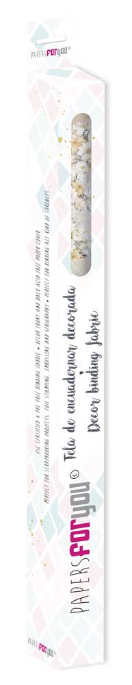 CPFY-13119 - Caja Tela Encuadernar Decorada 70x50cm. (La Petite Vie En Fleurs Daisies III) - pack 6 ud.