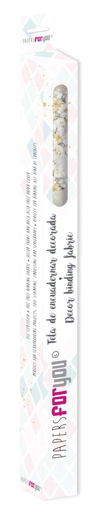 CPFY-13121 - Caja Tela Encuadernar Decorada 70x50cm. (La Petite Vie En Fleurs Daisies IV) - pack 6 ud.