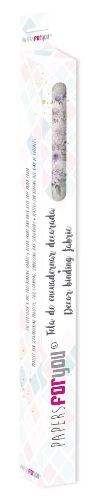CPFY-13129 - Caja Tela Encuadernar Decorada 70x50cm. (La Petite Vie En Fleurs Dahlias VI) - pack 6 ud.