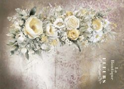 PFY-12808 - Tela Encuadernar Decorada 70x50cm. (La Vie En Fleurs Daisies III) - pack 6 ud.