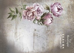 PFY-13108 - Tela Encuadernar Decorada 70x50cm. (La Petite Vie En Fleurs Peonies V) - pack 6 ud.