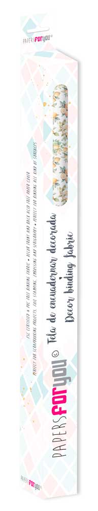 CPFY-14086 - Caja Tela Encuadernar Decorada 70x50cm (Fruit´s Market Lemon I)- pack 6 ud.