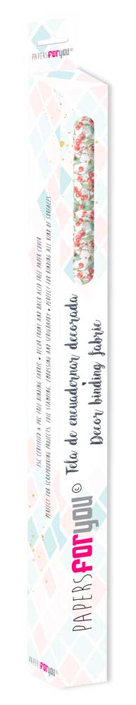 CPFY-14093 - Caja Tela Encuadernar Decorada 70x50cm (Fruit´s Market Cherry III)- pack 6 ud.