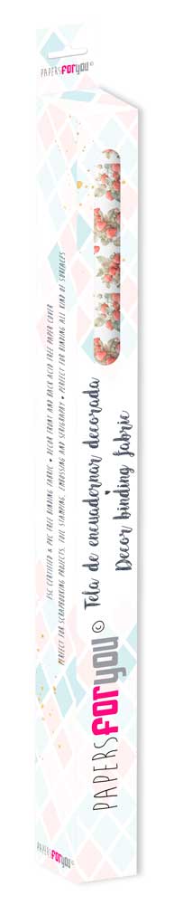 CPFY-14104 - Caja Tela Encuadernar Decorada 70x50cm (Fruit´s Market Strawberry I)- pack 6 ud.