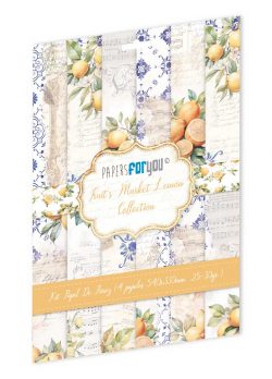 PFY-13758 - Colección  de  4 Papeles Arroz 54x33 cm 25-30 gr. (Fruit´s Market: Lemon)- pack 4 ud.