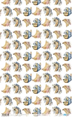 PFY-13772 - Papel Arroz 54x33 cm 25-30 gr. (Bananas V)- pack 6 ud.
