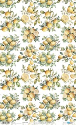 PFY-13784 - Papel Arroz 54x33 cm 25-30 gr. (Lemon VII)- pack 6 ud.
