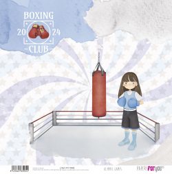 PFY-13905 - Papel Scrap doble cara 180gr 12"x12" (Olympic Games Niña Castaña)- pack 12 ud.