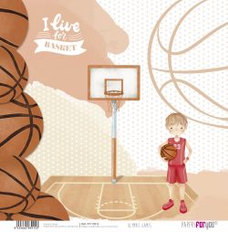 PFY-13915 - Papel Scrap doble cara 180gr 12"x12" (Olympic Games Niño Rubio)- pack 12 ud.