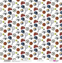 PFY-13976 - Papel Scrap Tela 125gr 12"x12" (Olympic Games)- pack 12 ud.