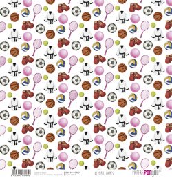 PFY-13985 - Papel Scrap Vellum 90gr (Olympic Games)- pack 12 ud.