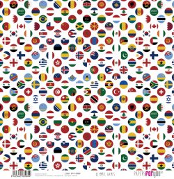 PFY-13989 - Papel Scrap Vellum 90gr (Olympic Games)- pack 12 ud.