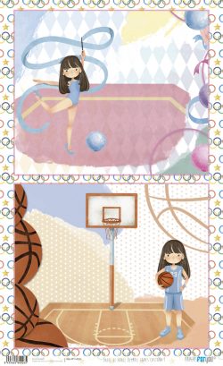 PFY-14026 - Papel Arroz 54x33 cm 25-30 gr. (Olympic Games Niña Castaña I)- pack 6 ud.