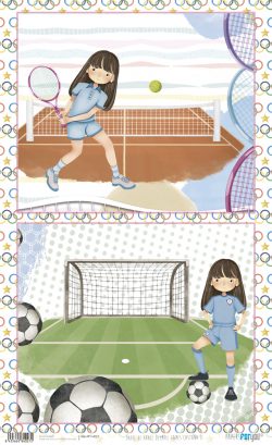 PFY-14027 - Papel Arroz 54x33 cm 25-30 gr. (Olympic Games Niña Castaña II)- pack 6 ud.