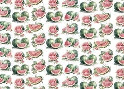 PFY-14095 - Tela Encuadernar Decorada 70x50cm (Fruit´s Market Watermelon I)- pack 6 ud.