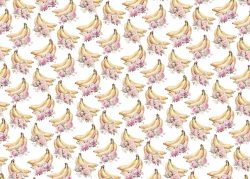 PFY-14099 - Tela Encuadernar Decorada 70x50cm (Fruit´s Market Banana I)- pack 6 ud.