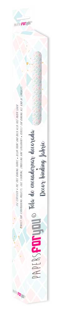 CPFY-13856 - Caja Tela Encuadernar Decorada 70x50cm (Candy Christmas II)- pack 6 ud.