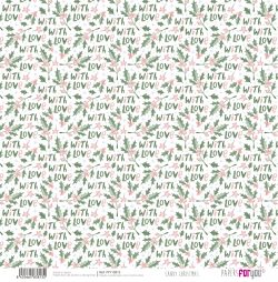 PFY-13813 - Papel Scrap doble cara 180gr 12"x12" (Candy Christmas)- pack 12 ud.