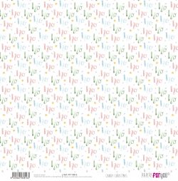 PFY-13816 - Papel Scrap doble cara 180gr 12"x12" (Candy Christmas)- pack 12 ud.