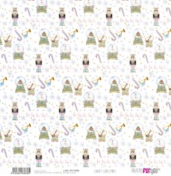 PFY-13838 - Papel Scrap Vellum 90gr (Candy Christmas)- pack 12 ud.