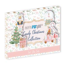 PFY-13843 - Die Cuts 20 pzs 300gr. (Candy Christmas)- pack 5 ud.