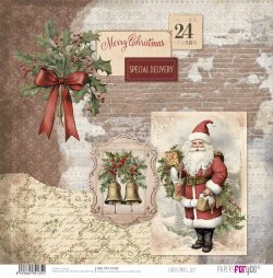 PFY-14135 - Papel Scrap doble cara 180gr 12"x12" (Christmas Joy)- pack 12 ud.