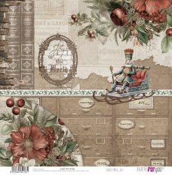 PFY-14136 - Papel Scrap doble cara 180gr 12"x12" (Christmas Joy)- pack 12 ud.