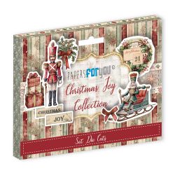 PFY-14166 - Die Cuts 20 pzs 300gr. (Christmas Joy)- pack 5 ud.
