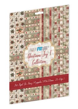 PFY-14167 - Colección de 4 Papeles Arroz 54x33 cm 25-30 gr. (Christmas Joy I)- pack 4 ud.