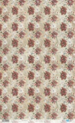 PFY-14174 - Papel Arroz 54x33 cm 25-30 gr. (Christmas Joy)- pack 6 ud.