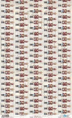 PFY-14175 - Papel Arroz 54x33 cm 25-30 gr. (Christmas Joy)- pack 6 ud.