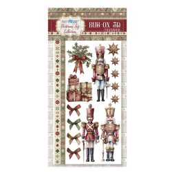 PFY-14194 - Rub On 3D Transfers (Christmas Joy)- pack 4 ud.