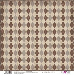 PFY-14349 - Papel Scrap Tela 125gr 12"x12" (Wizarding Adventure III)- pack 12 ud.