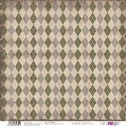 PFY-14354 - Papel Scrap Tela 125gr 12"x12" (Wizarding Adventure III)- pack 12 ud.