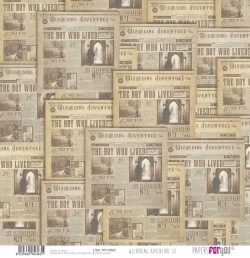 PFY-14363 - Papel Scrap Vellum 90gr (Wizarding Adventure III)- pack 12 ud.