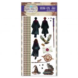 PFY-14389 - Rub On 3D Transfers (Wizarding Adventure III)- pack 4 ud.