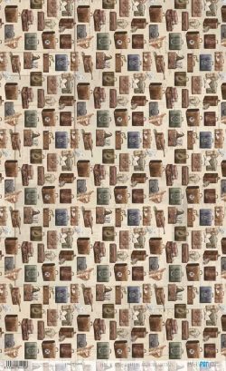 PFY-14405 - Papel de Arroz 54x33 cm 25-30 gr. (Wizarding Adventure Suitcases)- pack 6 ud.