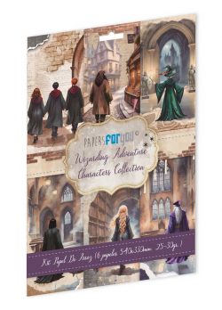 PFY-14413 - Colección de 6 Papeles Arroz 54x33 cm 25-30 gr. (Wizarding Adventure Characters)- pack 4 ud.