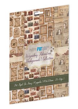 PFY-14415 - Colección de 4 Papeles Arroz 54x33 cm 25-30 gr. (Wizarding Adventure Backgrounds I)- pack 4 ud.