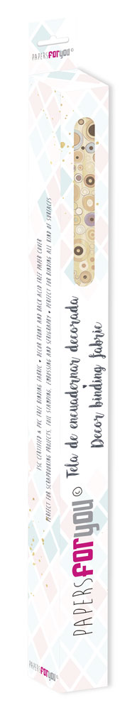 CPFY-14569 - Caja Tela Encuadernar Decorada 70x50cm (Abstract Art Circles)- pack 6 ud.