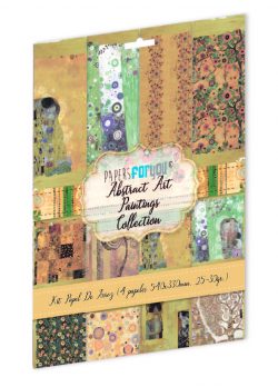 PFY-14561 - Colección de 4 Papeles Arroz 54x33 cm 25-30 gr. (Abstract Art Paintings)- pack 4 ud.