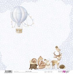 PFY-14447 - Papel Scrap doble cara 180gr 12"x12" (Sweet Baby Boy)- pack 12 ud.