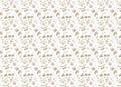 PFY-14464 - Tela Encuadernar Decorada 70x50cm (Sweet Baby Girl I)- pack 6 ud.